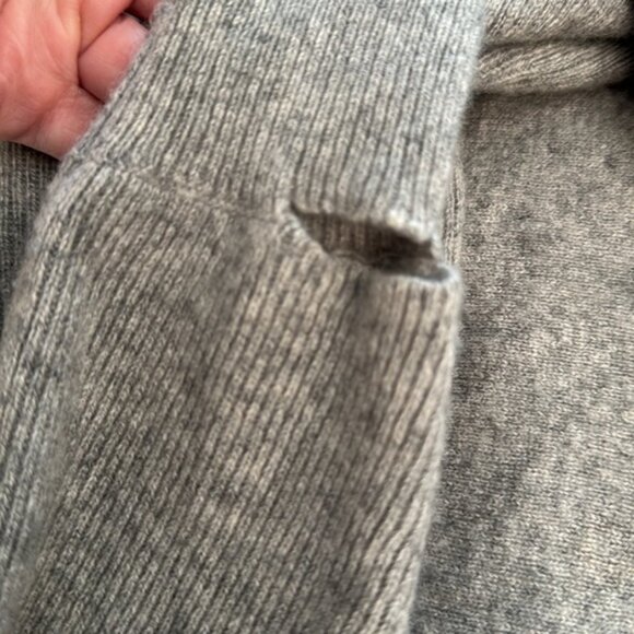 Free People Small Gray Cashmere Sweater - Picture 7 of 10